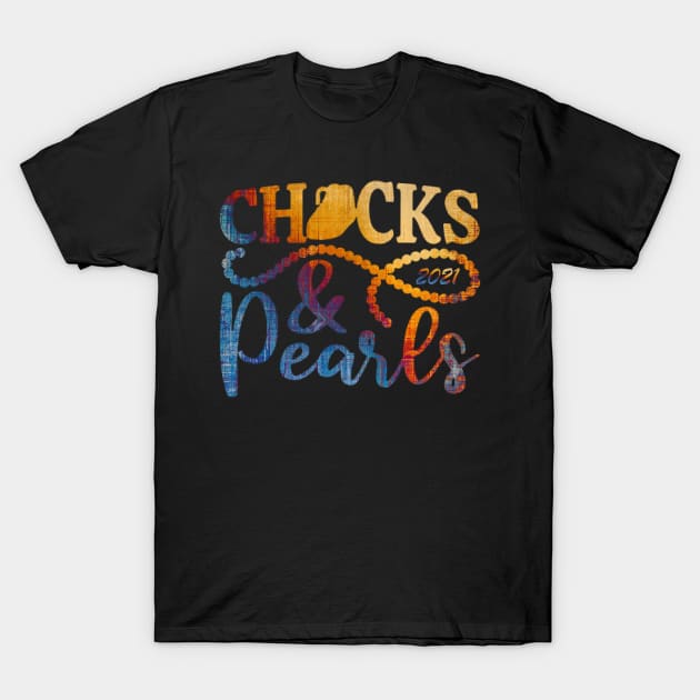 Chucks and Pearls T-Shirt by ReD-Des